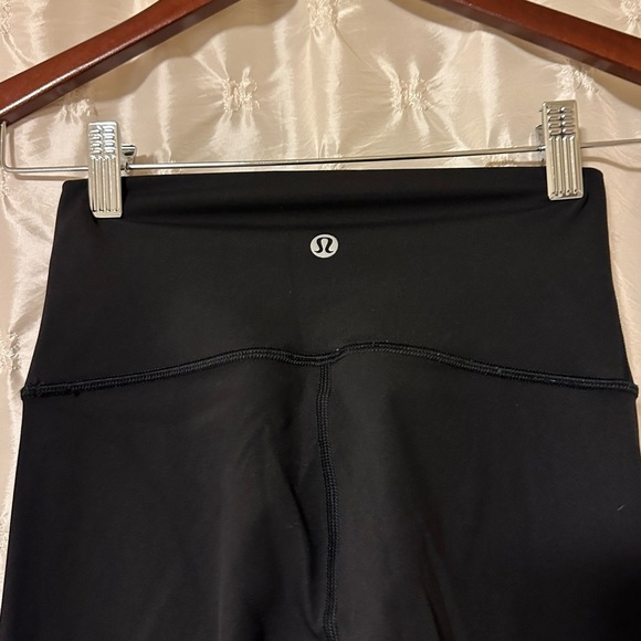Lululemon Solid Black Wunder Under Hi-Rise Tight Leggings Full Length - Picture 7 of 14